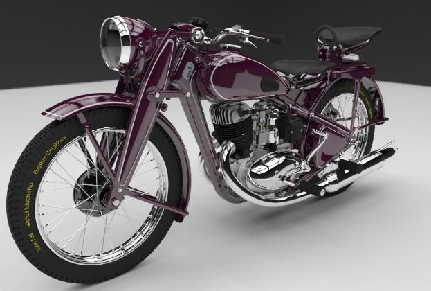 摩托车模型DKW 350